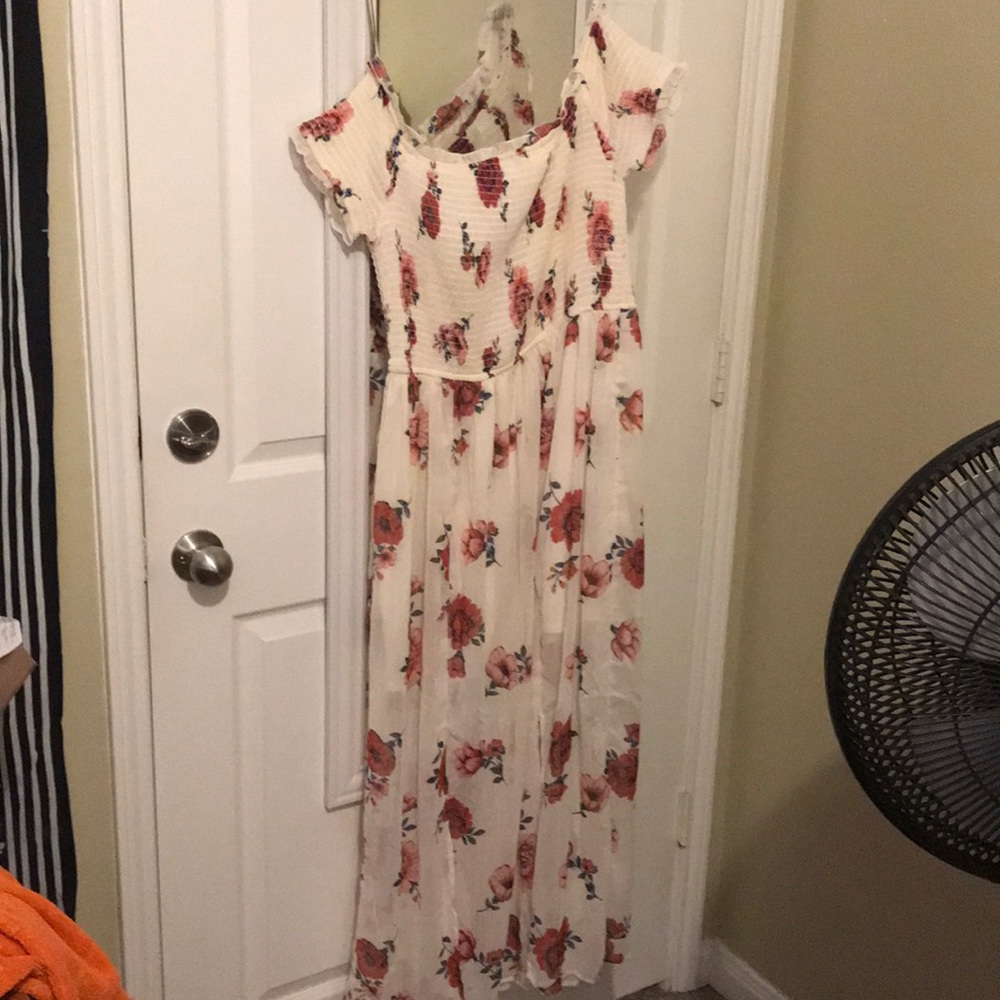 off the shoulder dress